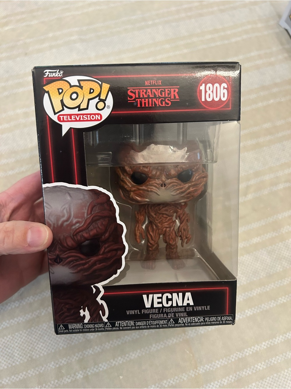 Funko Pop! Television Vecna Vinyl Figure - Black & Brown